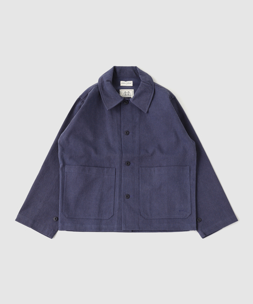WISM(ウィズム)の「Estudio Niksen / エストゥディオ・ニクセン Plain Chore Jacket(カバーオール・メンズ・ブルー・1)」の8枚目の写真