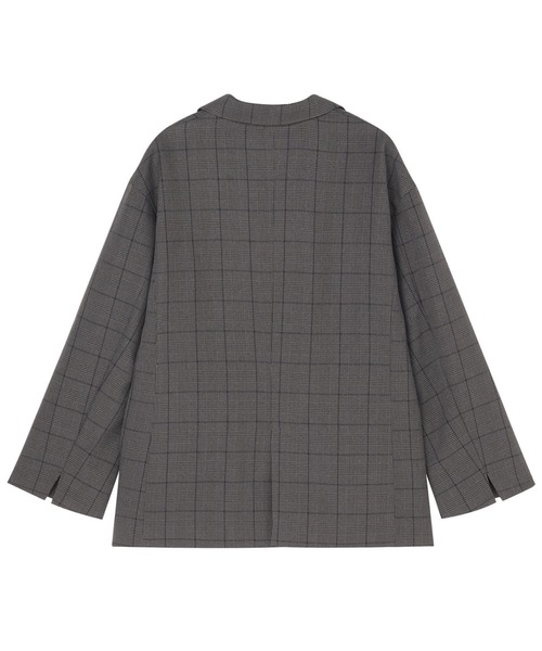 TOKYO SHIRTS(トウキョウシャツ)の「ジャコット テーラード ダブル ジャケット レディース(テーラードジャケット・レディース・グレー・M)」の3枚目の写真