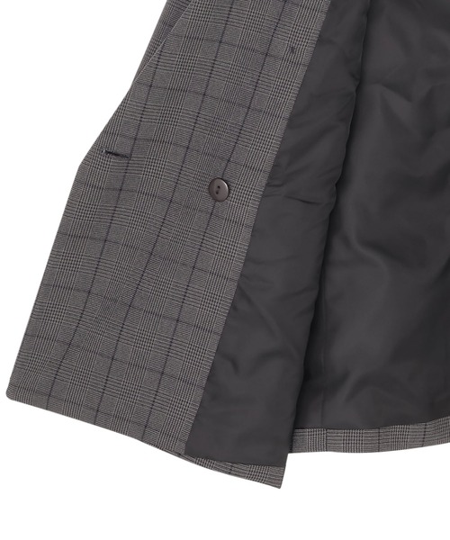 TOKYO SHIRTS(トウキョウシャツ)の「ジャコット テーラード ダブル ジャケット レディース(テーラードジャケット・レディース・グレー・M)」の6枚目の写真