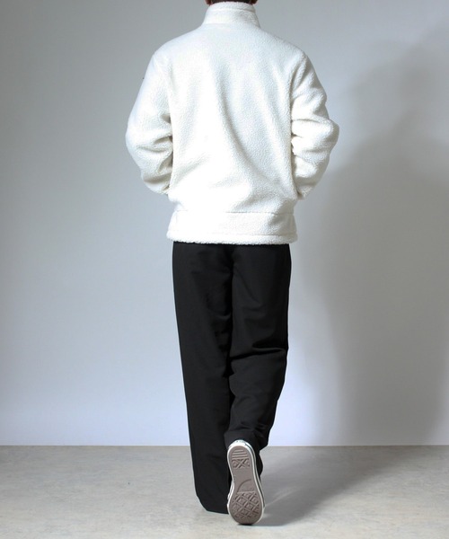 NYLAUS(ナイラス)の「【Nylaus】制電加工 防風 ボアブルゾン スタンドブルゾン(ブルゾン・メンズ・ブラウン/ブラック/アイボリー・M/L/LL)」の18枚目の写真