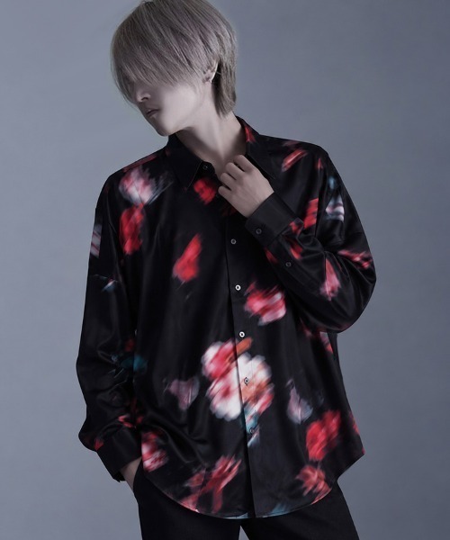 RUDOL(ルドル)の「『RUDOL/ルドル』フラワー総柄ドルマンシルエットシャツ(シャツ/ブラウス・メンズ・レッド/ブルー・L/M)」の10枚目の写真