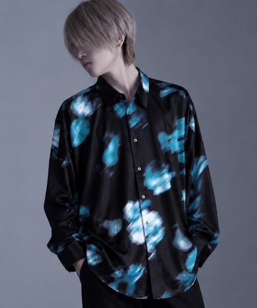 RUDOL(ルドル)の「『RUDOL/ルドル』フラワー総柄ドルマンシルエットシャツ(シャツ/ブラウス・メンズ・レッド/ブルー・L/M)」の14枚目の写真