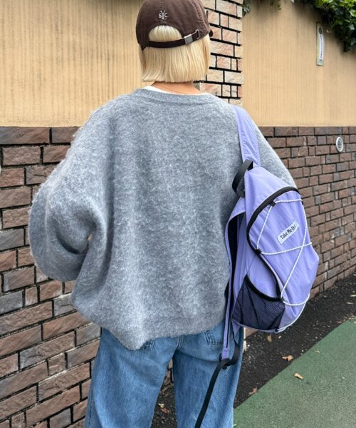 CIAOPANIC TYPY(チャオパニックティピー)の「【ZOZO限定】【UNISEX】シャギーニットプルオーバー(ニット/セーター・レディース・ブラック/パープル/ブラウン/グレー/レッド/ブルー・MEDIUM/LARGE)」の22枚目の写真