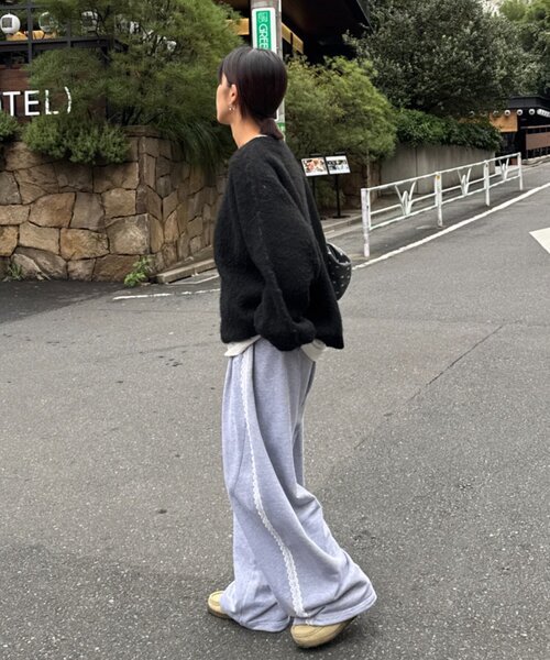 CIAOPANIC TYPY(チャオパニックティピー)の「【ZOZO限定】【UNISEX】シャギーニットプルオーバー(ニット/セーター・レディース・ブラック/パープル/ブラウン/グレー/レッド/ブルー・MEDIUM/LARGE)」の18枚目の写真