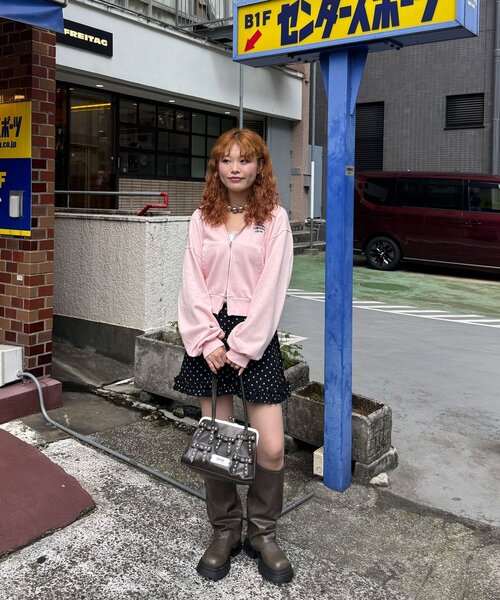 CIAOPANIC(チャオパニック)の「ピグメント刺繍ダブルジップフーディー / パーカー(パーカー・メンズ・チャコールグレー/イエロー/サーモンピンク/グレー/ブルー/パープル/ブラウン/ネイビー/ミント・X-SMALL/FREE)」の15枚目の写真