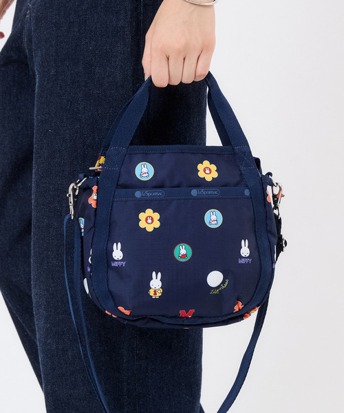 Miffy( ミッフィー)の「【LeSportsac×Miffy】SMALL JENNI ミッフィーネイビーポルカドット(ショルダーバッグ・レディース・ブルー・FREE)」の9枚目の写真