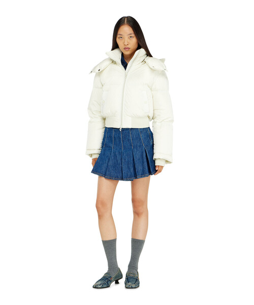 DIESEL(ディーゼル)の「ウィメンズ ダウンジャケット W-PEYT-SHORT-NEW-WD(ダウンジャケット/コート・レディース・ブラック/ホワイト・40/42/36/38/44)」の10枚目の写真