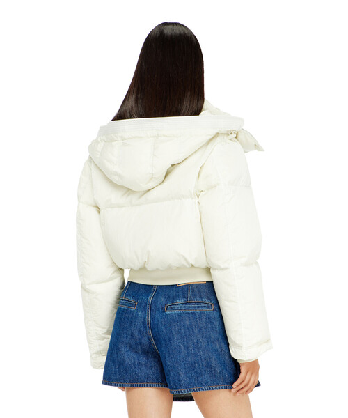 DIESEL(ディーゼル)の「ウィメンズ ダウンジャケット W-PEYT-SHORT-NEW-WD(ダウンジャケット/コート・レディース・ブラック/ホワイト・40/42/36/38/44)」の8枚目の写真