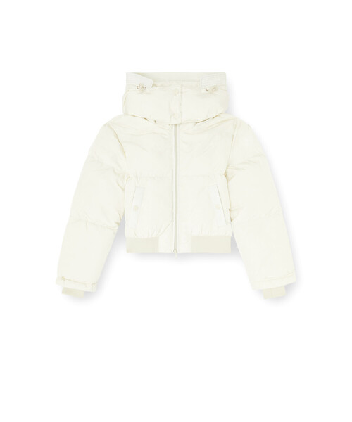 DIESEL(ディーゼル)の「ウィメンズ ダウンジャケット W-PEYT-SHORT-NEW-WD(ダウンジャケット/コート・レディース・ブラック/ホワイト・40/42/36/38/44)」の11枚目の写真