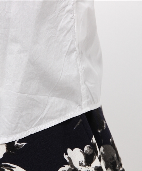 J'studio（ジェイストゥディオ）の「100番単　タイプライターシャツ（シャツ/ブラウス・レディース・ホワイト/ライトカーキ/ピンク系その他/ライトブルー/ピンク/ブルー・11号/7号/9号）」の9枚目の写真