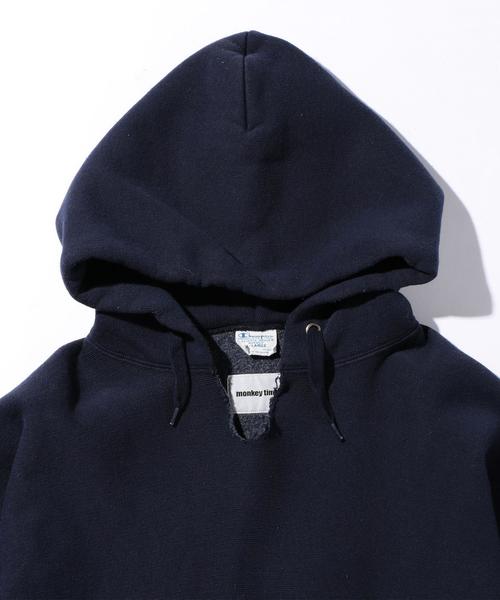 Champion（チャンピオン）の「＜Champion×monkey time＞ ∴ REVERSE WEAVE HOODIE/パーカー◆（パーカー・メンズ・ライトピンク/グレー/ネイビー・MEDIUM/X-LARGE/LARGE/SMALL）」の5枚目の写真