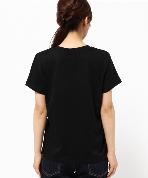 Re:EDIT（リエディ）の「シンプルVネックTシャツ[春夏新作][Re:EDIT/リエディ][リエディオリジナル]（Tシャツ/カットソー・レディース・グレー/ブラック/ワイン/モカ/ホワイト・LARGE/MEDIUM）」の8枚目の写真