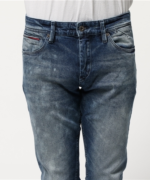 HILFIGER DENIM（ヒルフィガーデニム）の「スリムフィットテパードデニムパンツ（デニムパンツ・メンズ・インディゴブルー・34inch/28inch/32inch/30inch）」の5枚目の写真