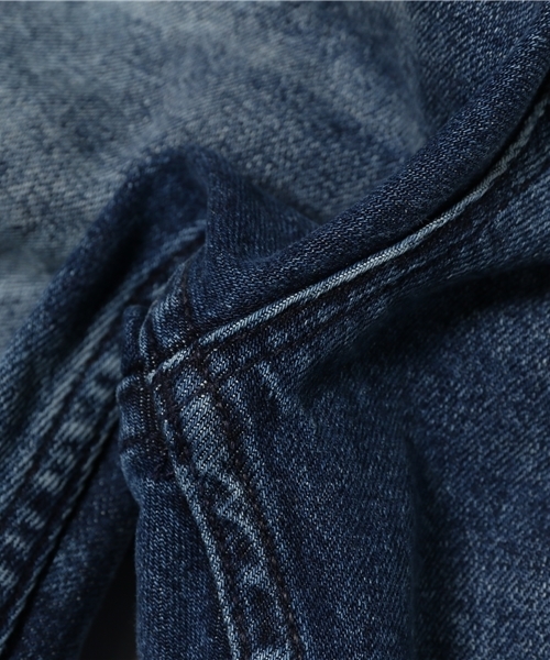 HILFIGER DENIM（ヒルフィガーデニム）の「スリムフィットテパードデニムパンツ（デニムパンツ・メンズ・インディゴブルー・34inch/28inch/32inch/30inch）」の8枚目の写真