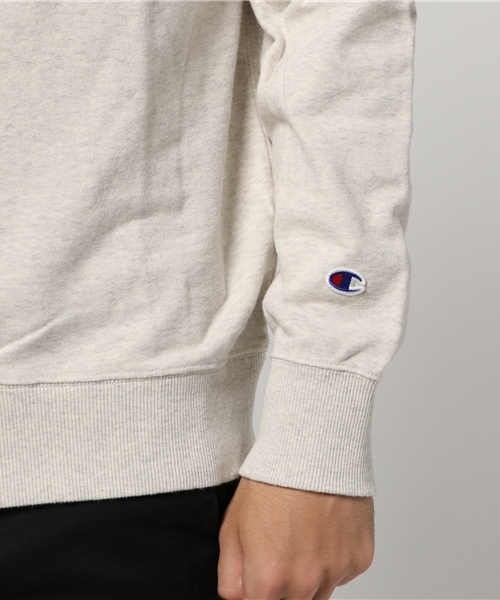 Champion(チャンピオン)の「【Champion/チャンピオン】メンズ キャンパス クルーネックスウェットシャツ(スウェット・メンズ・グレー/バーガンディー/モスグリーン/ネイビー/オートミール・MEDIUM/SMALL/X-LARGE/LARGE)」の9枚目の写真