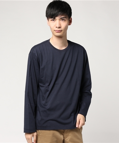 Elephant Blanc（エレファンブラン）の「Elephant Blanc/エレファンブラン/別注ロングスリーブTee（Tシャツ/カットソー・メンズ・オフホワイト/ブラック/グレー/ネイビー・MEDIUM/LARGE）」の4枚目の写真