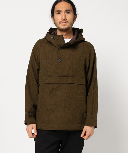 quadro（クオドロ）の「ウール太番手ヤッケ（その他アウター・メンズ・ブラウン・MEDIUM/LARGE）」の10枚目の写真