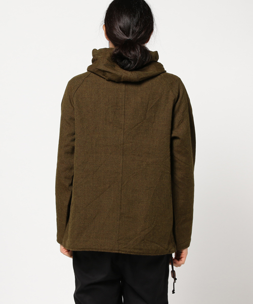 quadro（クオドロ）の「ウール太番手ヤッケ（その他アウター・メンズ・ブラウン・MEDIUM/LARGE）」の3枚目の写真