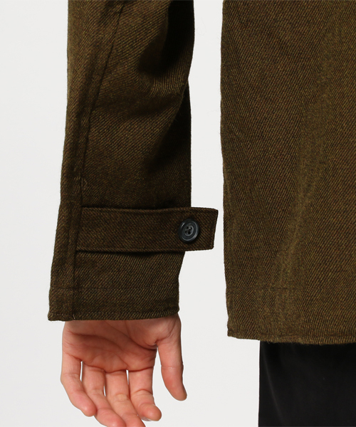 quadro（クオドロ）の「ウール太番手ヤッケ（その他アウター・メンズ・ブラウン・MEDIUM/LARGE）」の6枚目の写真