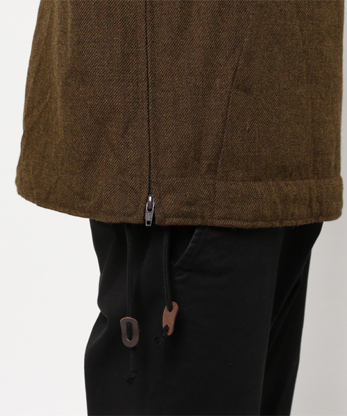 quadro（クオドロ）の「ウール太番手ヤッケ（その他アウター・メンズ・ブラウン・MEDIUM/LARGE）」の7枚目の写真
