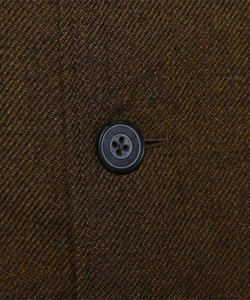 quadro（クオドロ）の「ウール太番手ヤッケ（その他アウター・メンズ・ブラウン・MEDIUM/LARGE）」の8枚目の写真