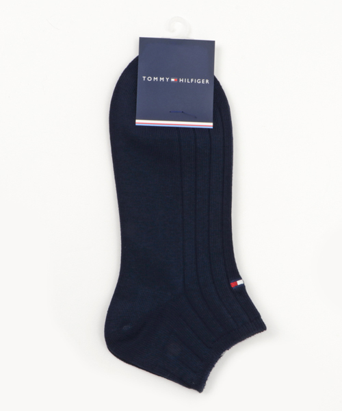 TOMMY HILFIGER（トミーヒルフィガー）の「ベーシック ショート ソックス（ソックス/靴下・メンズ・ブラック/ネイビー/グレー/ホワイト・FREE）」の4枚目の写真