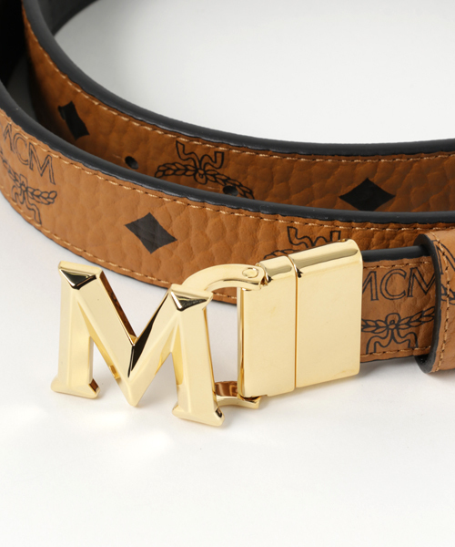 MCM（エムシーエム）の「MCM/エムシーエム/Buckle Belt（ベルト・メンズ・ブラウン/ボルドー・MEDIUM）」の3枚目の写真