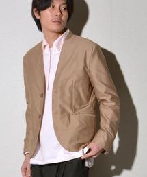 SHIPS JET BLUE | SHIPS JET BLUE: ノーカラージャケット(ノーカラージャケット)