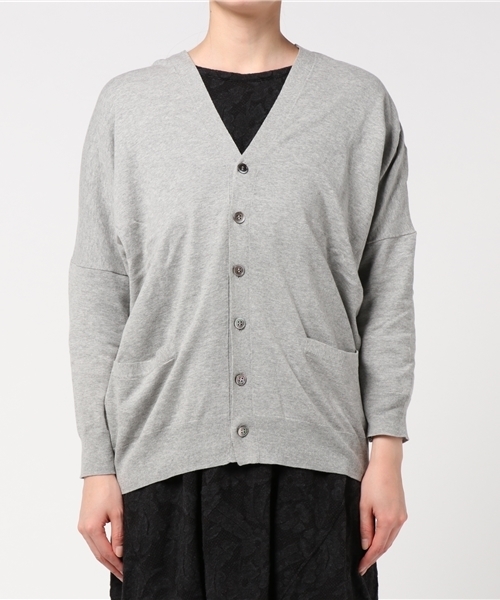 ZUCCa（ズッカ）の「(S)コットンセーター（カーディガン/ボレロ・レディース・ネイビー/ライトグレー/ブラック/ピンク・M size）」の8枚目の写真