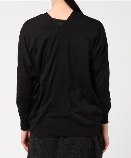 ZUCCa（ズッカ）の「(S)コットンセーター（カーディガン/ボレロ・レディース・ネイビー/ライトグレー/ブラック/ピンク・M size）」の10枚目の写真