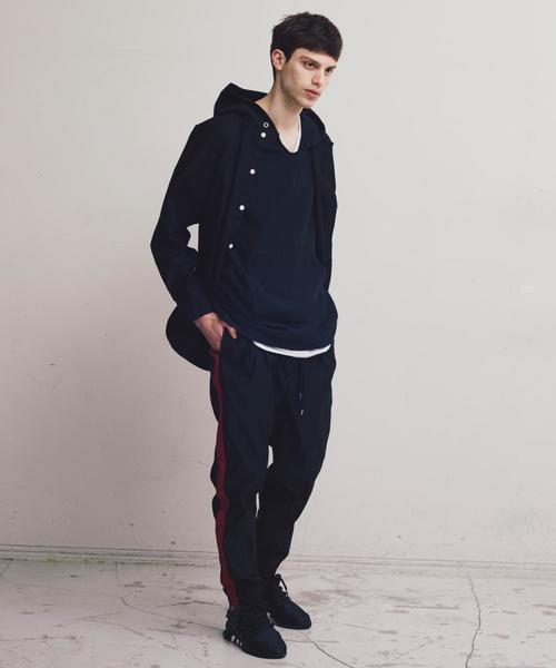 MONKEY TIME（モンキータイム）の「＜monkey time＞ REDLINE DROPPED JOGGER/ジョガーパンツ ◆（その他パンツ・メンズ・ブラック・LARGE/SMALL/MEDIUM）」の8枚目の写真