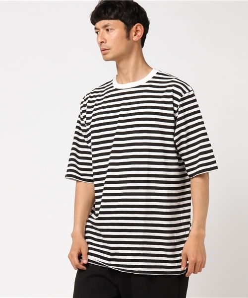 RAGS McGREGOR （ラグスマックレガー）の「ORIGINAL BORDER TEE（Tシャツ/カットソー・メンズ・ブラック・L/M/S）」の8枚目の写真