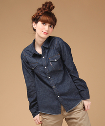 BLUE BLUE | EX GBB WEST デニムシャツ BLUEBLUE/ブルーブルー(シャツ/ブラウス)