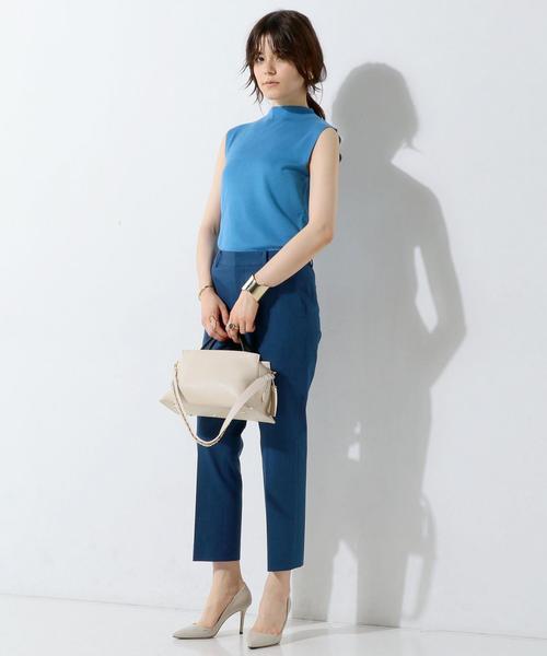 UNITED ARROWS（ユナイテッドアローズ）の「UBCB ボトルネックニット ◆（ニット/セーター・レディース・ブラック/ブラウン/ライトブルー・FREE）」の7枚目の写真