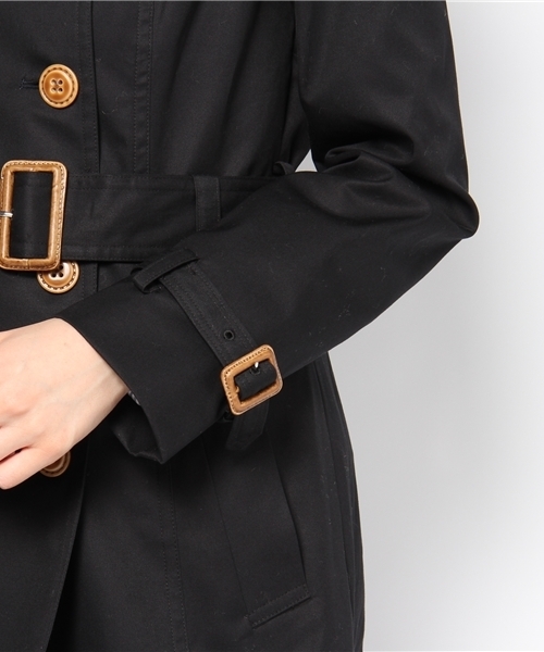 CROON A SONG（クルーンアソング）の「トレンチコート　NAO-6205-A（トレンチコート・レディース・ベージュ/ネイビー・38）」の12枚目の写真