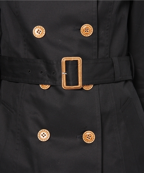 CROON A SONG（クルーンアソング）の「トレンチコート　NAO-6205-A（トレンチコート・レディース・ベージュ/ネイビー・38）」の6枚目の写真