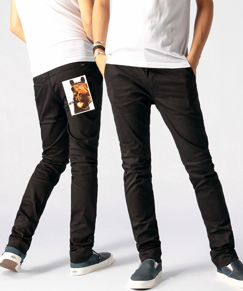 Big John（ビッグジョン）の「BIG JOHN / NEEDLE CHINO（チノパンツ・メンズ・ベージュ/ネイビー/グレー/ホワイト/ブラック・28/30/32）」の2枚目の写真