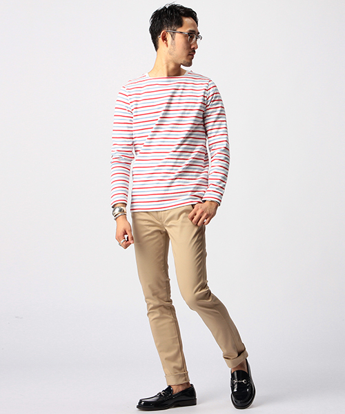 Big John（ビッグジョン）の「BIG JOHN / NEEDLE CHINO（チノパンツ・メンズ・ベージュ/ネイビー/グレー/ホワイト/ブラック・28/30/32）」の19枚目の写真