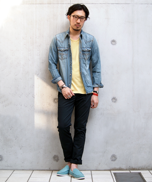 Big John（ビッグジョン）の「BIG JOHN / NEEDLE CHINO（チノパンツ・メンズ・ベージュ/ネイビー/グレー/ホワイト/ブラック・28/30/32）」の17枚目の写真