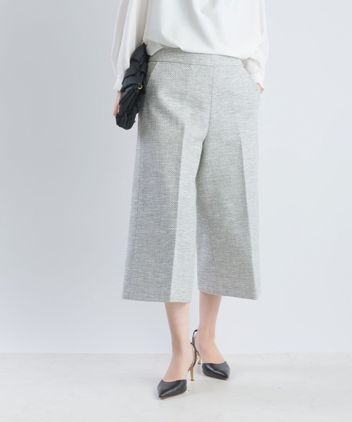 PICCIN（ピッチン）の「【WEB限定】綾織りツイードワイドパンツ（スーツパンツ・レディース・ブラック/ネイビー・LARGE/MEDIUM）」の14枚目の写真