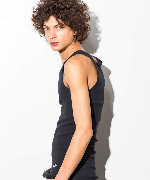 NUMBER (N)INE DENIM（ナンバーナインデニム）の「NUMBER (N)INE DENIM(ナンバーナインデニム)NUMBER(N)INE×HANES コラボ リブタンクトップ（タンクトップ・メンズ・ヘザーグレー/ホワイト/ブラック・MEDIUM/LARGE/SMALL）」の13枚目の写真