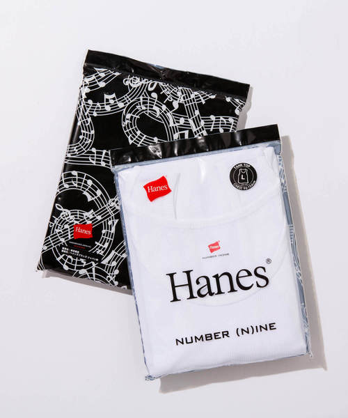 NUMBER (N)INE DENIM（ナンバーナインデニム）の「NUMBER (N)INE DENIM(ナンバーナインデニム)NUMBER(N)INE×HANES コラボ リブタンクトップ（タンクトップ・メンズ・ヘザーグレー/ホワイト/ブラック・MEDIUM/LARGE/SMALL）」の16枚目の写真