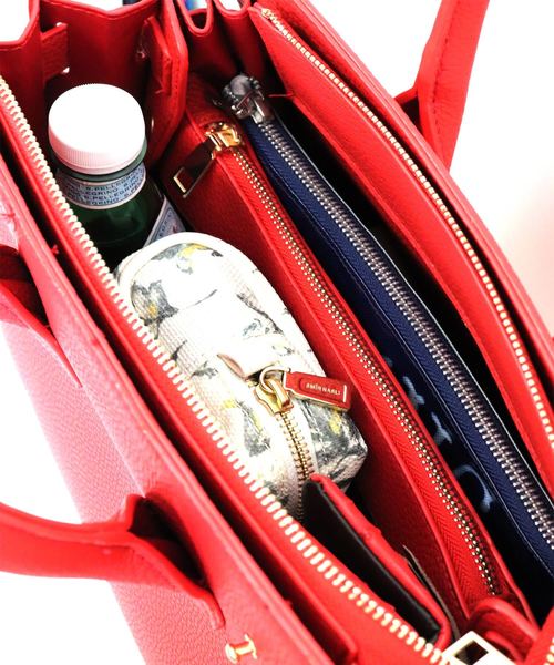 florist(フローリスト)の「【2way】スカーフ付きオフィストートバッグ(ハンドバッグ・レディース・ホワイト/ブラック/ベージュ/ネイビー/グレー/レッド/カーキ・FREE)」の21枚目の写真