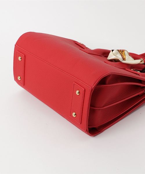 florist(フローリスト)の「【2way】スカーフ付きオフィストートバッグ(ハンドバッグ・レディース・ホワイト/ブラック/ベージュ/ネイビー/グレー/レッド/カーキ・FREE)」の17枚目の写真