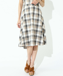 NATURAL BEAUTY BASIC | チェックスカート(スカート)