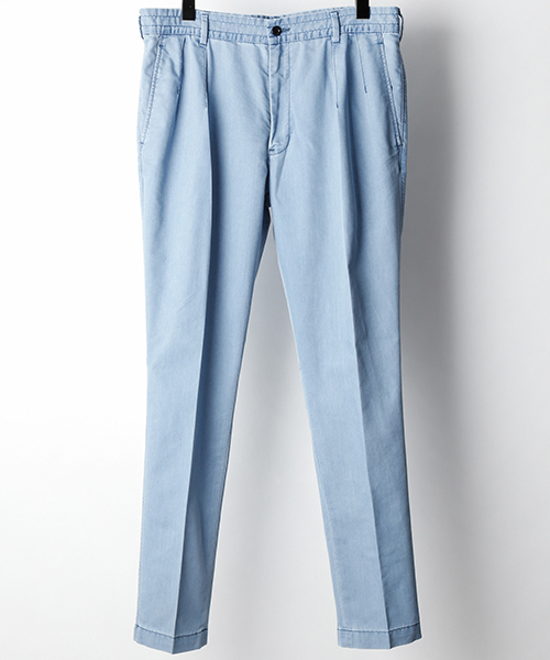junhashimoto（ジュンハシモト）の「LIGHT DENIM 2TUCK PT（デニムパンツ・メンズ・インディゴブルー/サックスブルー・4/5/2/3）」の8枚目の写真