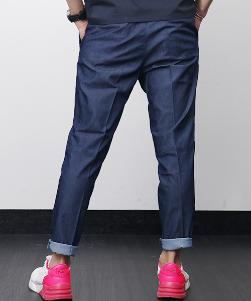 junhashimoto（ジュンハシモト）の「LIGHT DENIM 2TUCK PT（デニムパンツ・メンズ・インディゴブルー/サックスブルー・4/5/2/3）」の11枚目の写真