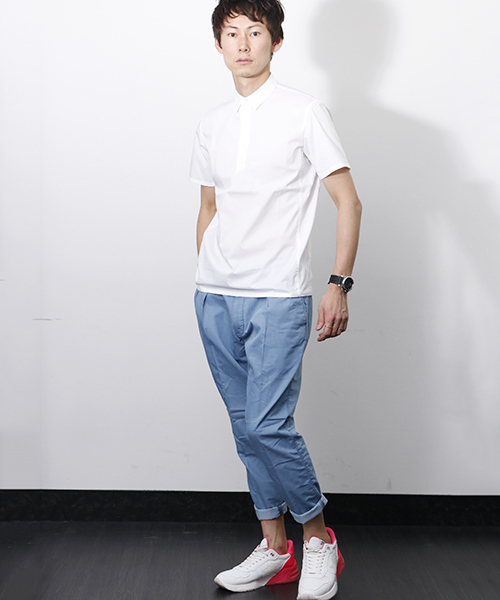 junhashimoto（ジュンハシモト）の「LIGHT DENIM 2TUCK PT（デニムパンツ・メンズ・インディゴブルー/サックスブルー・4/5/2/3）」の12枚目の写真