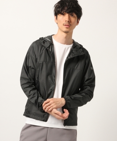 GLOBAL WORK(グローバルワーク)の「【ASICS】パッカブルジャケット Men/793375(パーカー・メンズ・ブラック/レッド・LARGE/MEDIUM)」の6枚目の写真