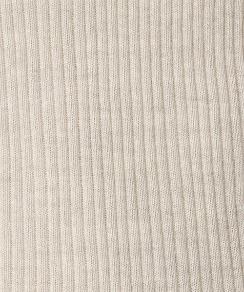 GALERIE VIE（ギャルリー ヴィー）の「プルミエウールリブ タートルネックプルオーバー（ニット/セーター・レディース・ホワイト/ブラック/ネイビー/ライトベージュ・S）」の11枚目の写真